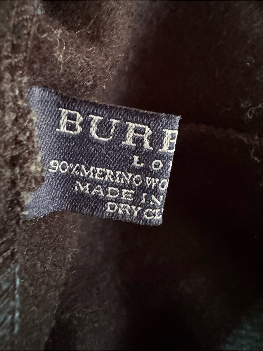 Burberry Cape Poncho Nova Check Fringe Merino/Cashmere Blend - Picture 3 of 4
